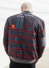 Mens Donkey Kong Nintendo Bomber Jacket