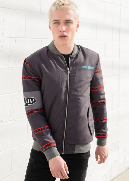 Mens Donkey Kong Nintendo Bomber Jacket