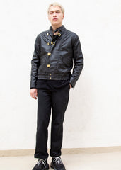 Mens Akira Kaneda Leather Motorcycle Jacket