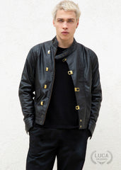 Mens Akira Kaneda Leather Motorcycle Jacket