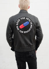 Mens Akira Kaneda Leather Motorcycle Jacket