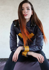 Womens DC Comics Batgirl Leather Jacket
