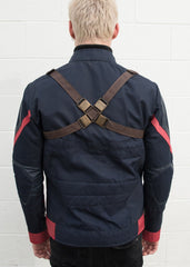 Men's Captain America: Avengers Replica War Leather Textile Jacket