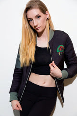 Womens Nintendo Metroid Bomber Jacket