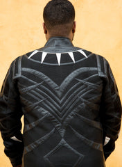 Mens Black Panther Leather Jacket