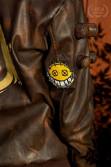Mens Overwatch Junkrat Leather Jacket