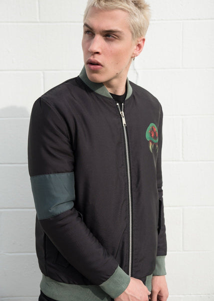 Mens Nintendo Metroid Bomber Jacket